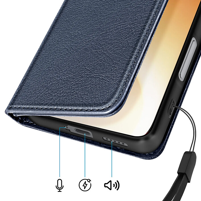 Avizar Étui Portefeuille pour Honor 600 / 600 Pro Série Chesterfield avec Support pas cher