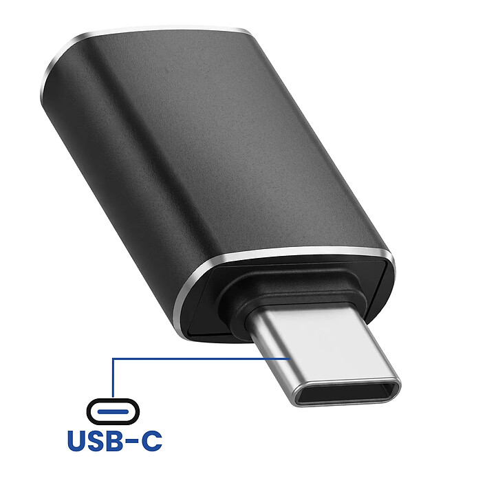 Acheter Blue Star Adaptateur OTG USB-C Mâle vers USB 3.0 Femelle Noir