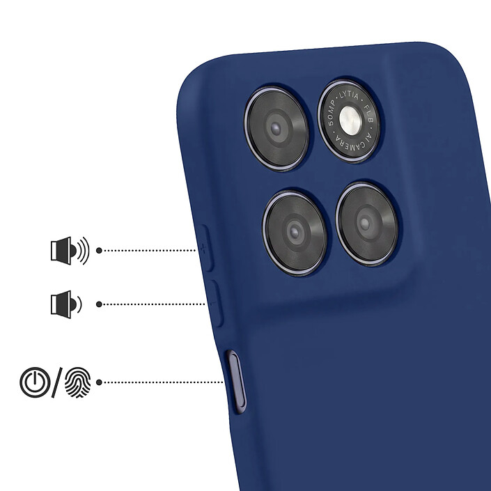 Avis Avizar Coque pour Motorola Moto G67 Soft-Touch en Silicone Série Fast Cover