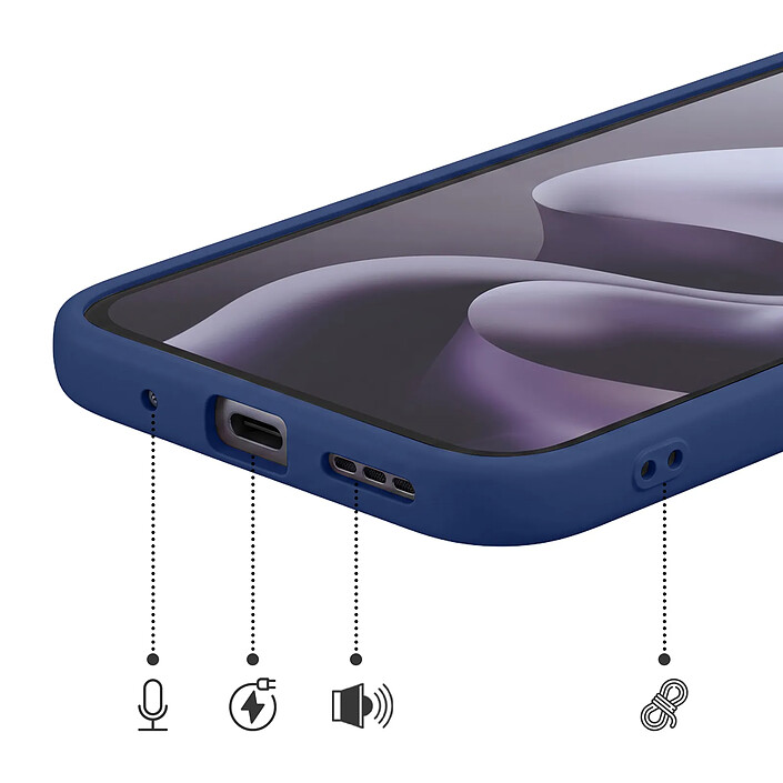 Acheter Avizar Coque pour Motorola Moto G67 Soft-Touch en Silicone Série Fast Cover