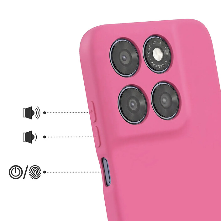 Avis Avizar Coque pour Motorola Moto G67 Soft-Touch en Silicone Série Fast Cover
