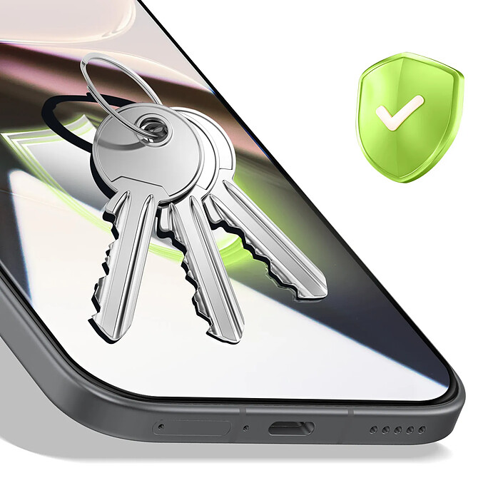 Acheter Mayaxess Verre Trempé pour Honor 600 / 600 Pro Protection d'Écran 9H Noir / Transparent