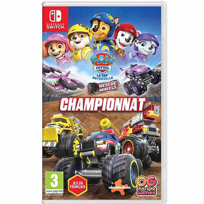PAW Patrol la Pat Patrouille Rescue Wheels Championnat (SWITCH)