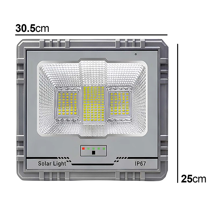 Acheter Avizar Projecteur Solaire LED 13W IP67 avec Batterie 15Ah avec Panneau 15W