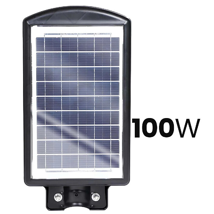 Acheter Avizar Lampadaire Solaire 100W avec Capteur crépusculaire et Détecteur de Mouvement
