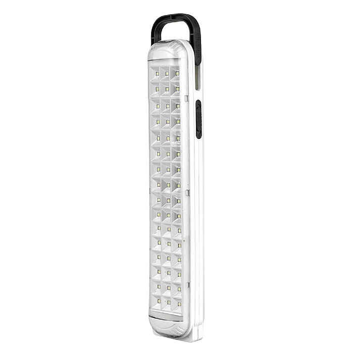 Lampe d'Urgence 42 LED Haute Luminosité 1800mAh Rechargeable et Portable Blanc