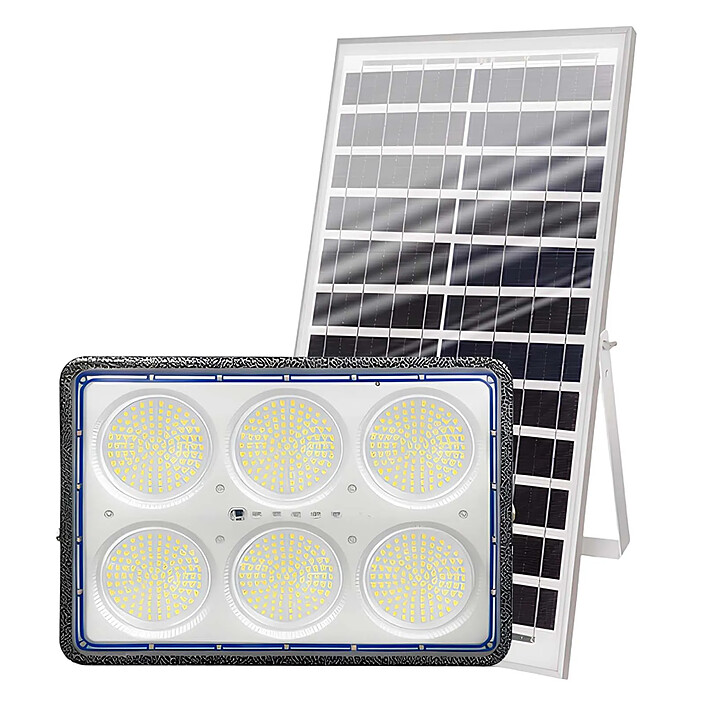 Avizar Projecteur LED 15W Extérieur 9000K avec Panneau Solaire 12W