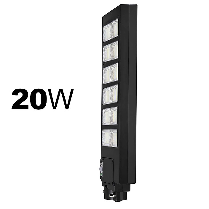 Acheter Avizar Lanterne Solaire Extérieur LED 20W avec Détection Mouvement Intelligent IP44