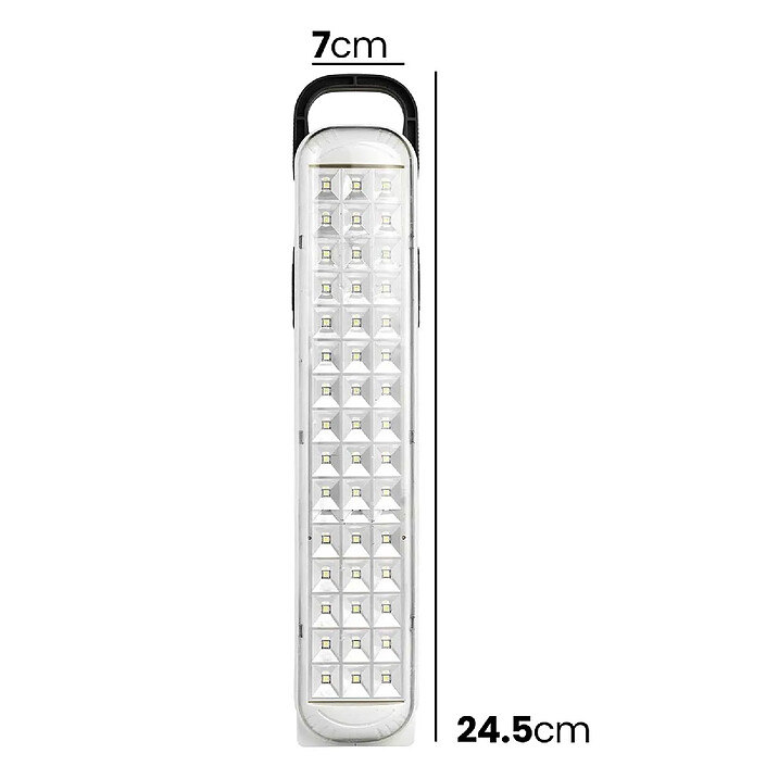 Acheter Lampe d'Urgence 42 LED Haute Luminosité 1800mAh Rechargeable et Portable Blanc