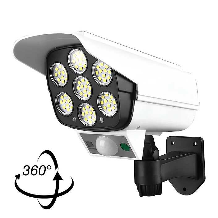 Avizar Éclairage Solaire 77 LED 360° pour Jardin et Allée avec Capteur Mouvement pas cher