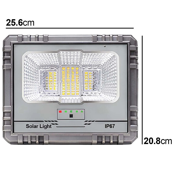 Acheter Avizar Projecteur Solaire LED 10W IP67 avec Batterie 10000mAh  avec Panneau 12W