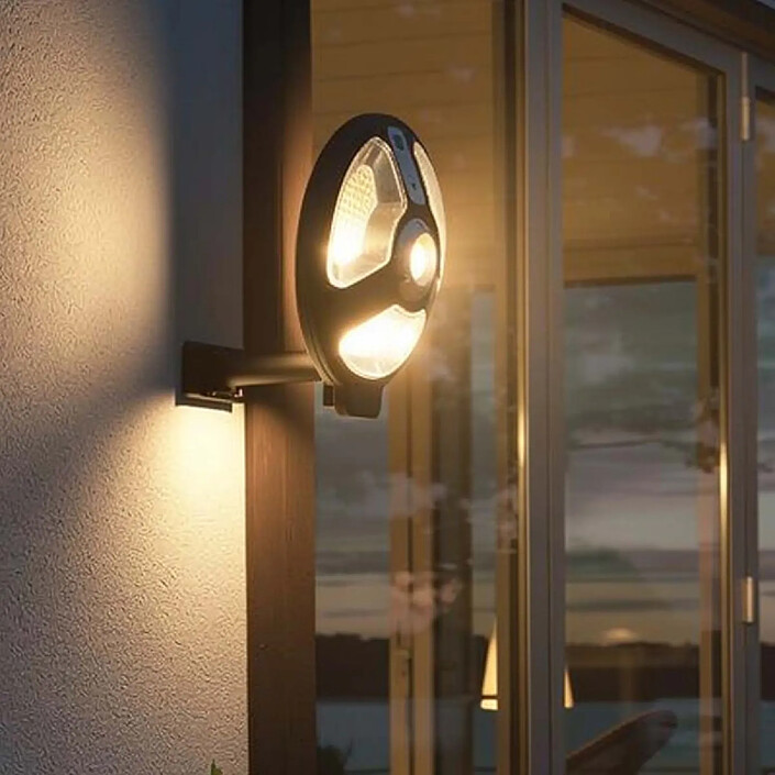 Avis Avizar Lampe Solaire Extérieur 70W Pivotante 360° avec Réflecteurs