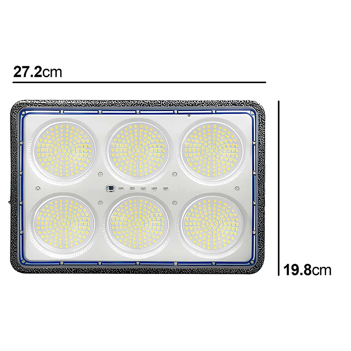 Acheter Avizar Projecteur Solaire LED 19 W avec Panneau Solaire 20 W et Détection Automatique