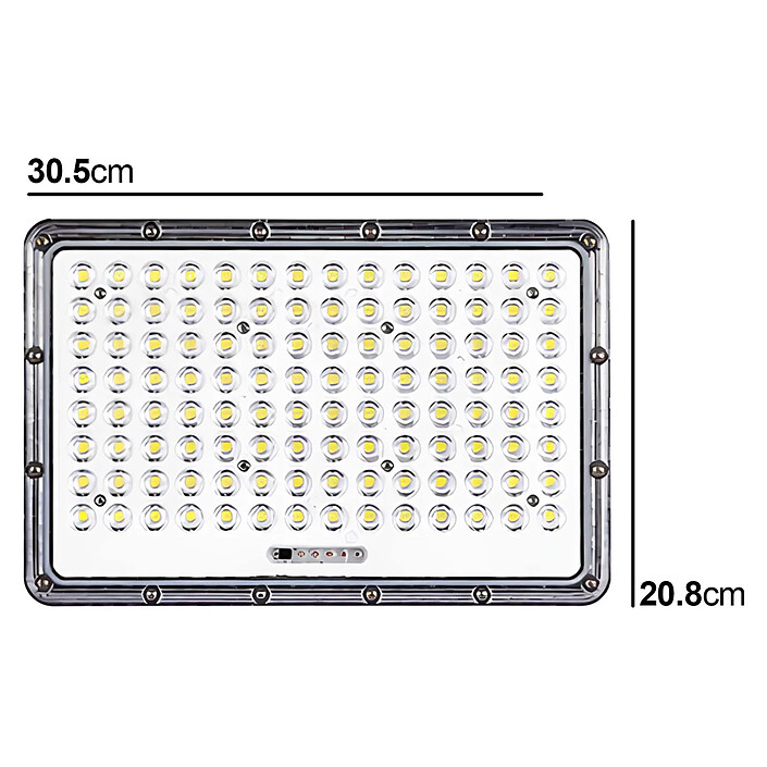 Acheter Avizar Projecteur Solaire LED 17 W avec Panneau Solaire 20 W et Détection Automatique