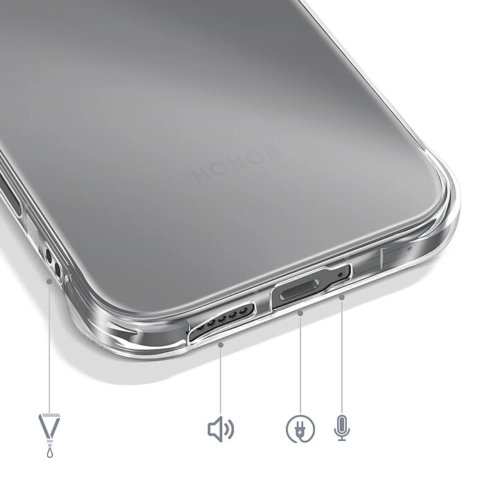 Acheter Avizar Coque pour Honor 600 Lite Bumper avec Coins Renforcés et Rebords Surélevés