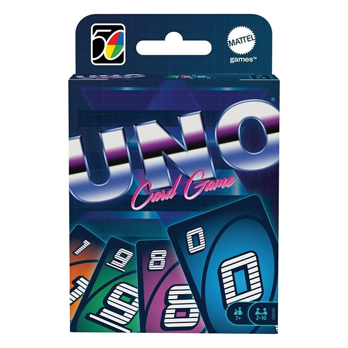 UNO - Jeu de cartes Iconic Series Anniversary Edition 1980's