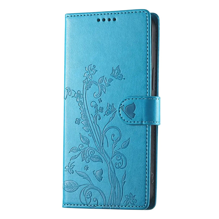 Avizar Étui Portefeuille pour Honor 600 Motif Floral avec Support Video