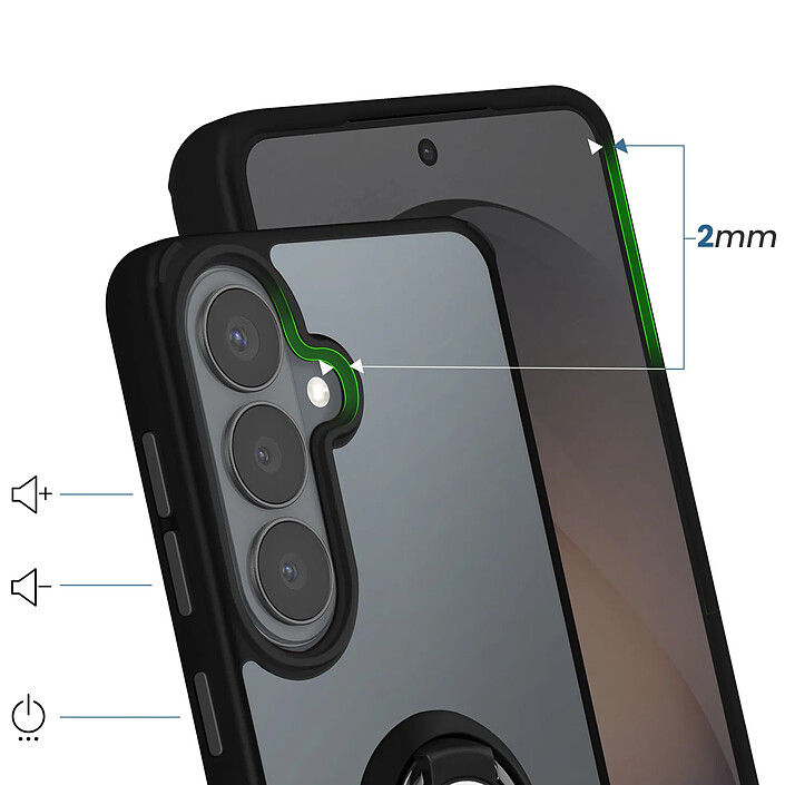 Avis Avizar Coque pour Galaxy S26 Plus Protection Rigide avec Anneau Rotatif 360°