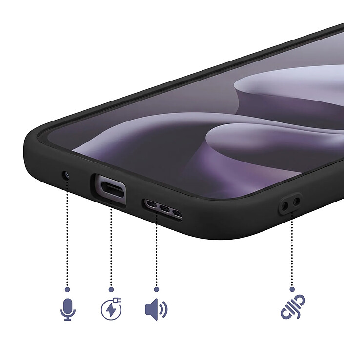 Acheter Avizar Coque pour Motorola Moto G87 en Silicone Souple et Anti-Traces