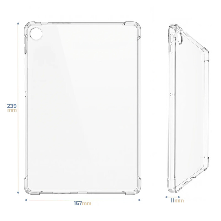 Avizar Coque et Verre Trempé pour Lenovo Tab 10.1 2025 Antichoc 360 pas cher