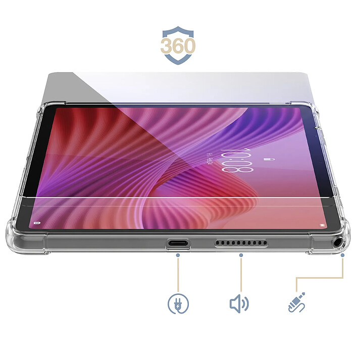 Acheter Avizar Coque et Verre Trempé pour Lenovo Tab 10.1 2025 Antichoc 360