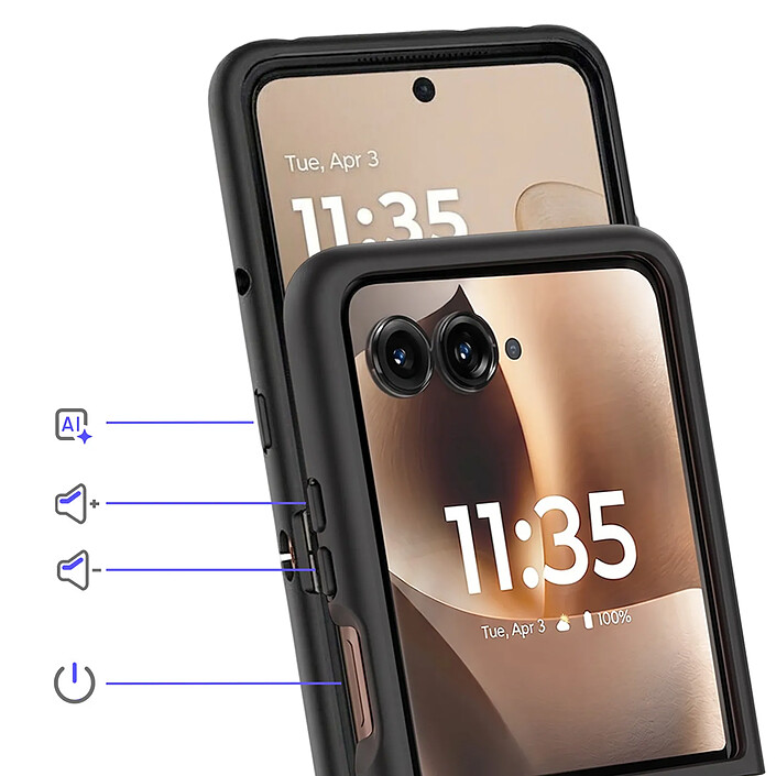 Avis Avizar Coque pour Motorola Razr 70 Ultra Antichoc Renforcée