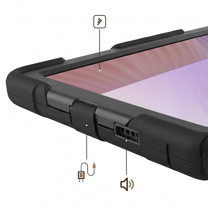 Acheter Avizar Coque Intégrale pour Lenovo Tab 10.1 2025 avec Support Vidéo et Bandoulière
