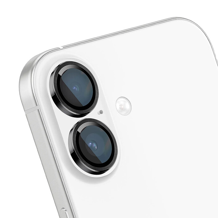 Acheter Blue Star Protection d'Objectif Caméra pour iPhone 17 avec Applicateur Noir / Transparent