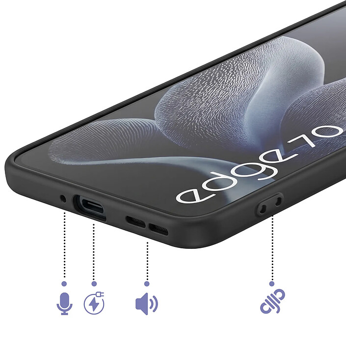 Acheter Avizar Coque pour Motorola Edge 70 en Silicone Souple et Anti-Traces