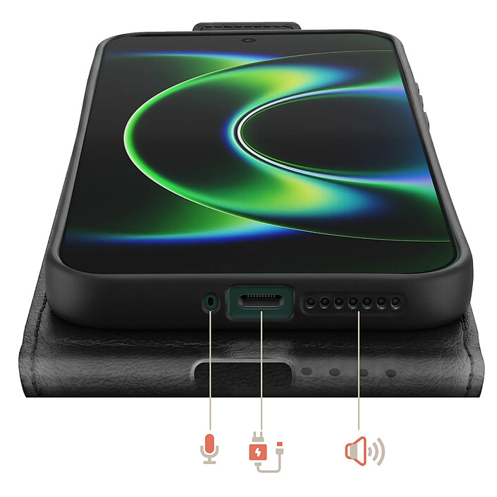 Acheter Avizar Étui Clapet Vertical pour Xiaomi 17 Ultra avec Porte-carte et Support Vidéo