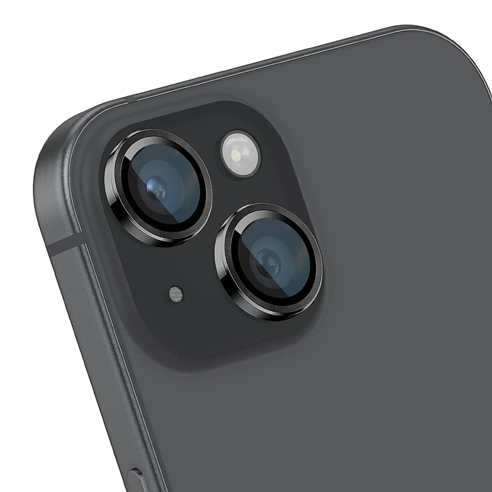 Acheter Blue Star Protection d'Objectif Caméra pour iPhone 15 / 15 Plus avec Applicateur Noir / Transparent