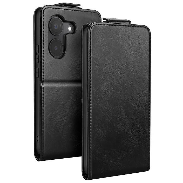 Avizar Étui Clapet Vertical pour Poco X8 Pro avec Porte-carte et Support Vidéo