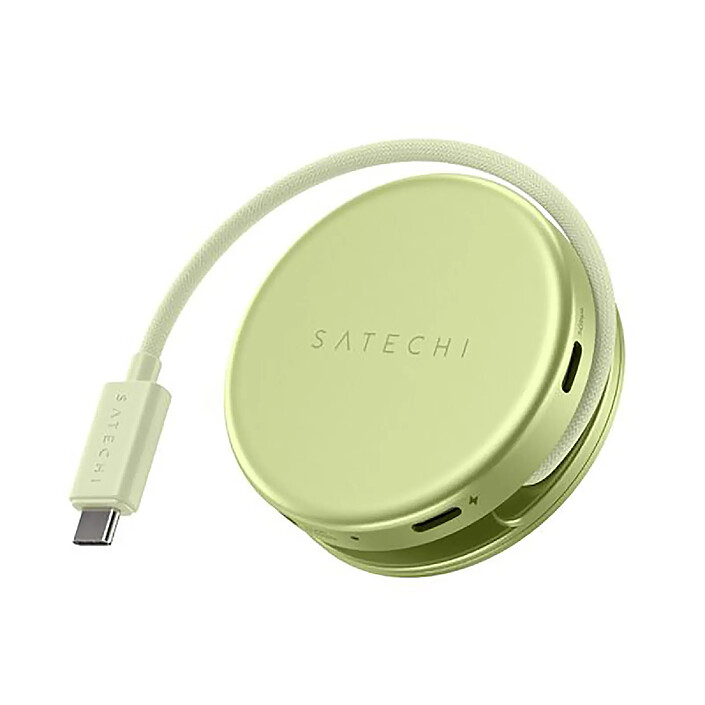 Satechi Hub Multiport 5-en-1 USB-C vers HDMI / USB-A / 2 USB-C / Carte SD Modèle OntheGo Vert