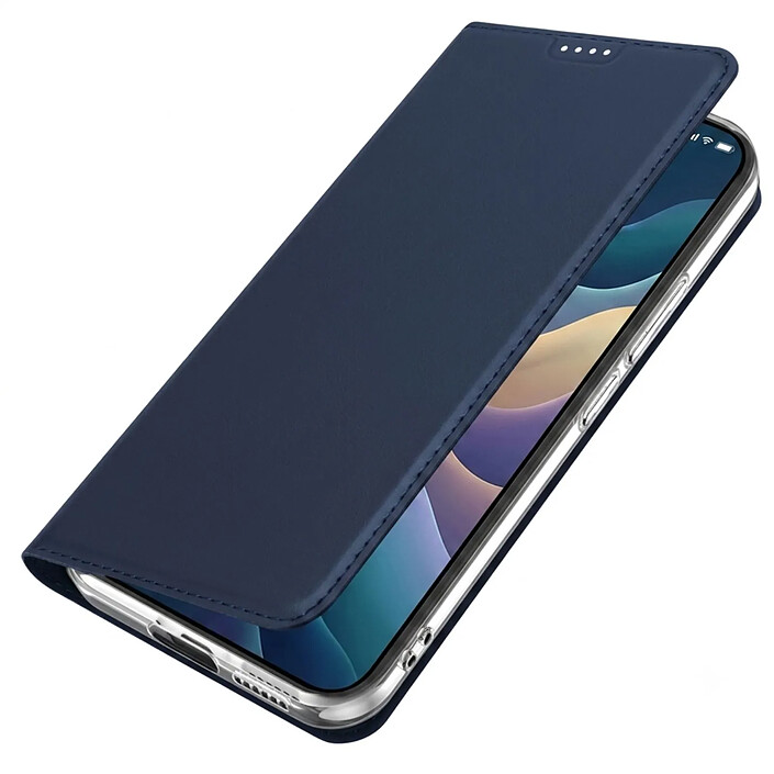 Dux Ducis Étui pour Xiaomi 17T Pro Série Skin Pro avec Porte-Cartes et Support Bleu nuit