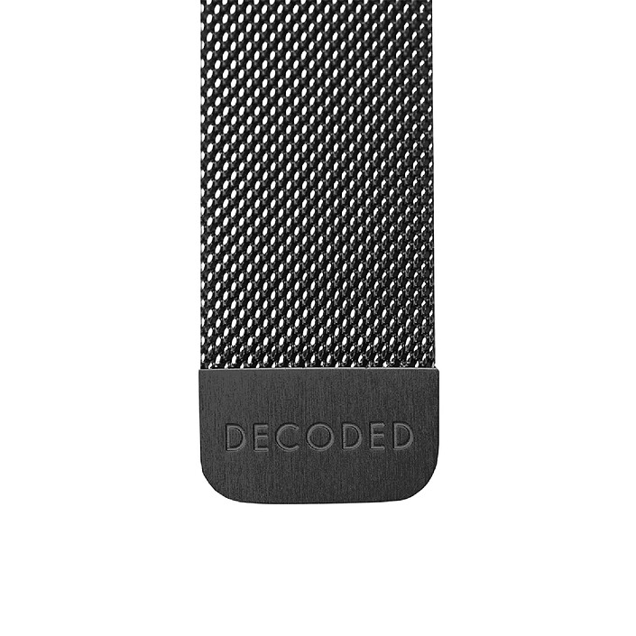Avis Decoded Bracelet Milanais pour Apple Watch 38 / 40 / 41 / 42mm en Acier Inoxydable Noir