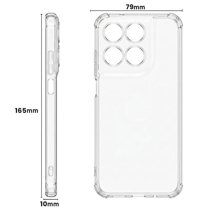 Avizar Coque Bumper pour Motorola Moto G87 Antichoc pas cher