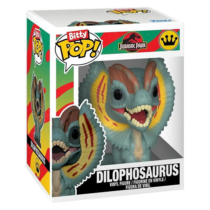 Acheter Jurassic Park - Pack 2 figurines Bitty POP! Tyrannosaurus Fossil & Dilophosaurus 2 cm