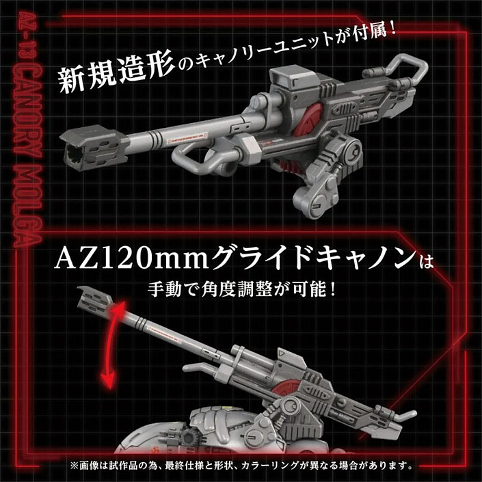 Avis Zoids - Figurine Plastic Model Kit 1/72 AZ-13 Canory Molga 19 cm