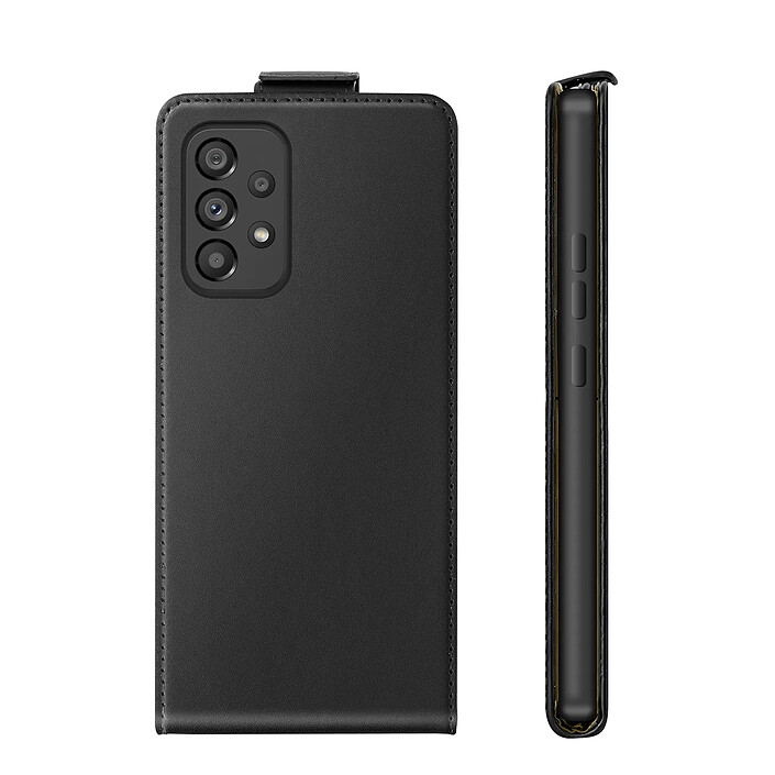 Avizar Étui à Clapet Vertical Magnétique pour Galaxy A53 5G avec Porte-carte Intégré pas cher