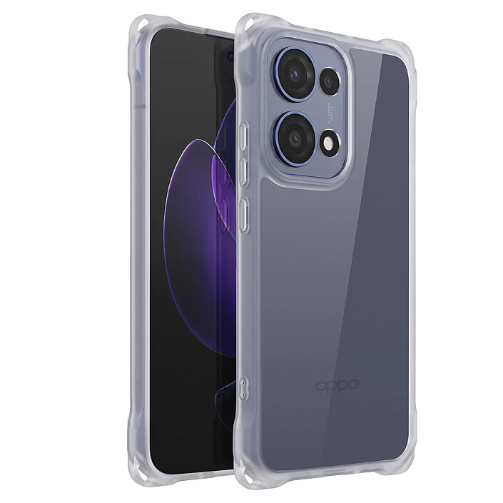 Avizar Coque pour Oppo Reno 13 Antichoc avec Contour Givré