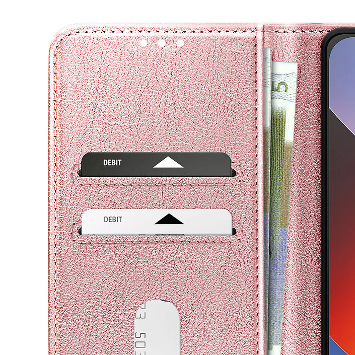 Avizar Étui pour Redmi A7 Pro Série Chesterfield avec Porte-cartes et Support Vidéo pas cher