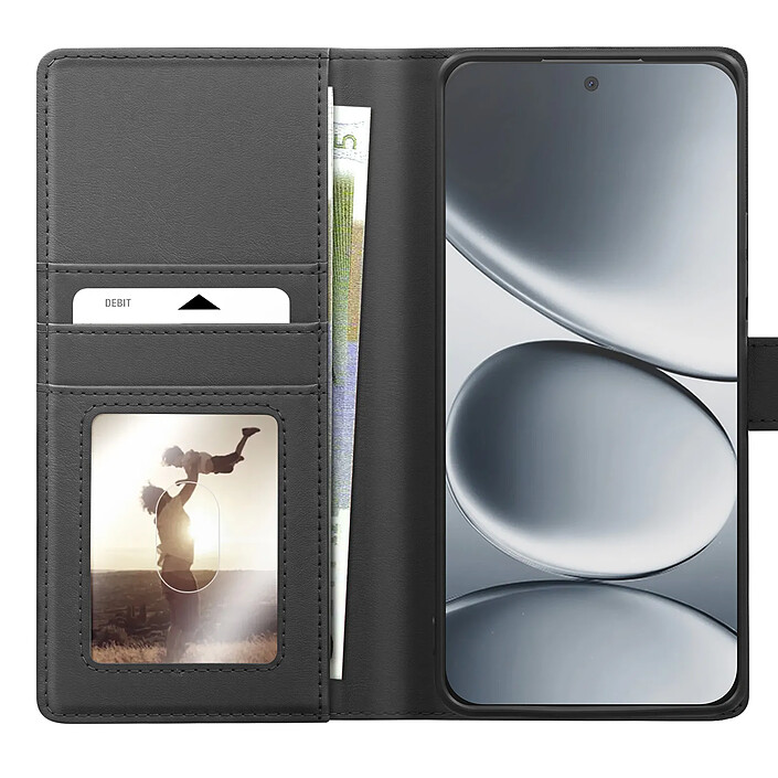 Mayaxess Étui Portefeuille 2 en 1 pour Redmi Note 15 Pro 5G avec Coque Détachable Noir pas cher
