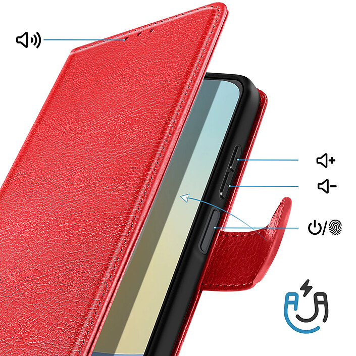 Avis Avizar Étui pour Redmi A7 Pro Série Chesterfield avec Porte-cartes et Support Vidéo