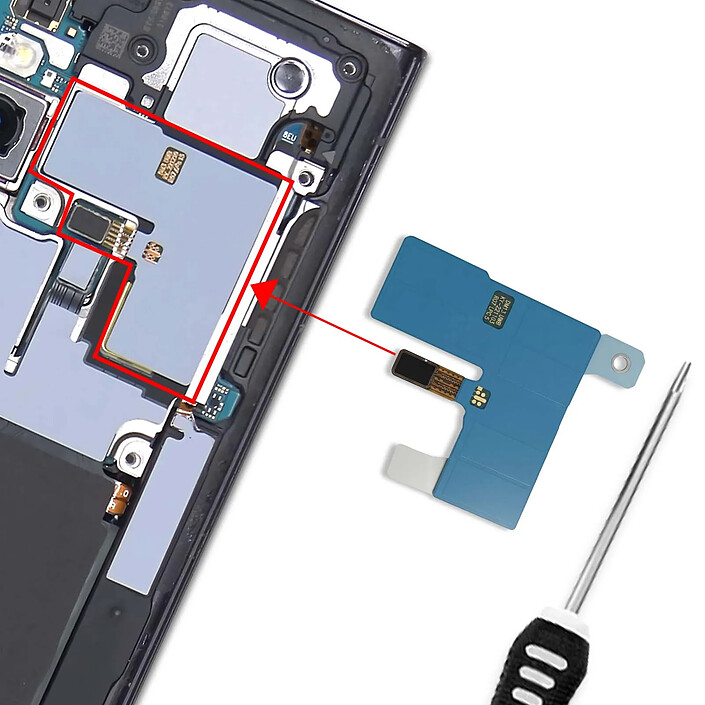 Avis Clappio Nappe Antenne UWB pour Samsung Galaxy S23 Ultra Pièce de Réparation