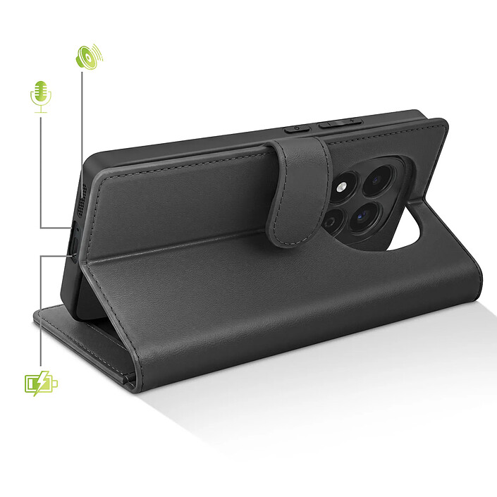 Avis Mayaxess Étui Portefeuille 2 en 1 pour Redmi Note 15 Pro 4G avec Coque Détachable Noir