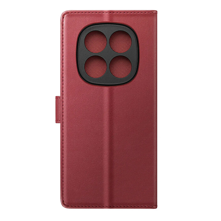Mayaxess Étui Portefeuille 2 en 1 pour Redmi Note 15 Pro Plus 5G avec Coque Détachable Bordeaux