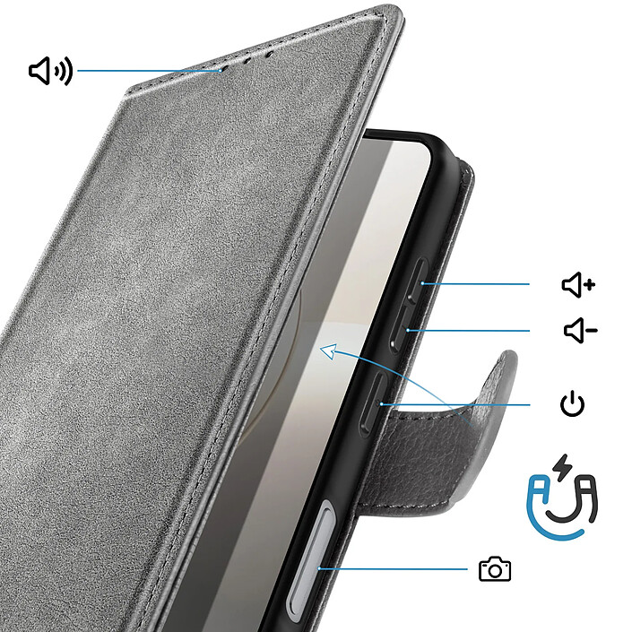 Avis Avizar Étui Portefeuille Chesterfield pour Honor 400 Lite avec Fonction Support Vidéo