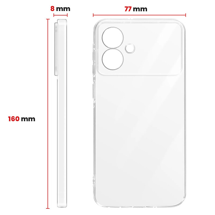 Avizar Coque pour Galaxy S26 Edge avec Protection Caméra Full Cover Antichoc pas cher