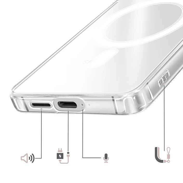 Acheter Avizar Coque Magsafe pour Galaxy S26 Edge Contour Souple Protection Rigide