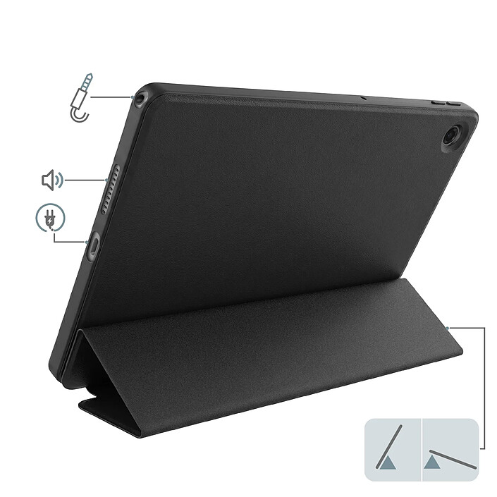 Acheter Avizar Étui Trifold pour Lenovo Tab 10.1 2025 Clapet Pliable Usage Pro en 2 Angles